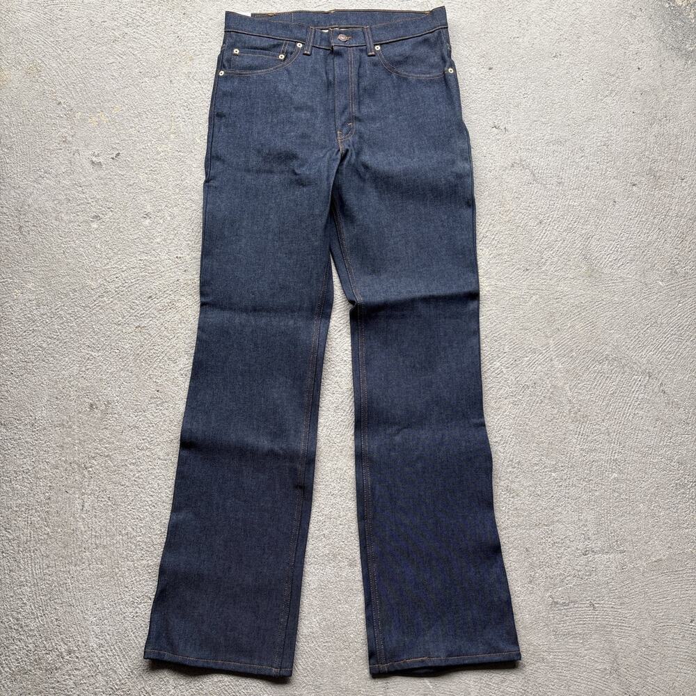 VINTAGE 90s Levis 517 Jeans Mens 34x34 Blue Denim Bootcut RAW Deadstock NOS USA - Picture 7 of 16